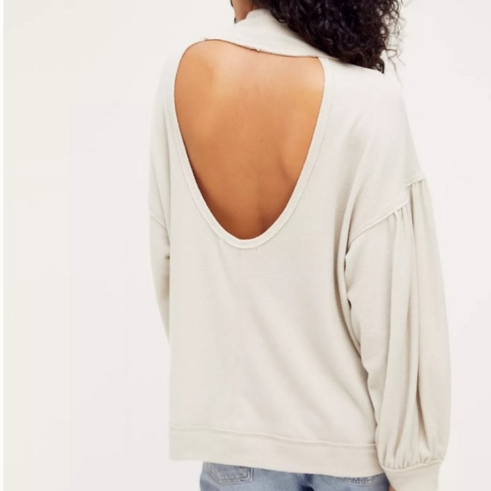 NWTS Free People Winnie Long Sleeve Top sz M